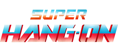 Super Hang-On logo for Sega Mega Drive